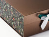 Xmas Mistletoe FAB Sides® Featured on Bronze XL Deep Gift Box Close Up