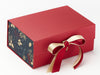 Sample Xmas Pine Cones FAB Sides® Featured on Red A5 Deep Gift Box