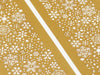 Sample Gold Snowflakes FAB Sides® Decorative Side Panels XL Deep Close Up