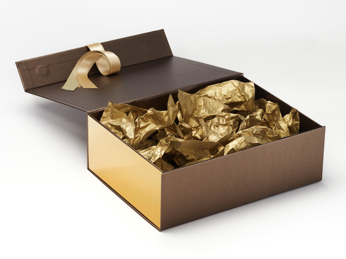 Custom Gold Silver Bronze Metallic Logo Printed on Black Tissue Wrapping  Paper Packaging 
