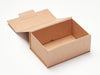 Natural Kraft No Magnets Gift Boxes Assembled Open