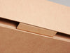 Sample Natural Kraft A4 Deep Gift Box Locking Tab