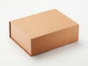 Sample Natural Kraft A4 Deep Gift Box with No Magnets or Ribbon