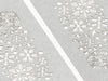 Silver Snowflakes FAB Sides® Decorative Side Panels A5 Deep