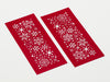 Red Snowflakes FAB Sides® Decorative Side Panels