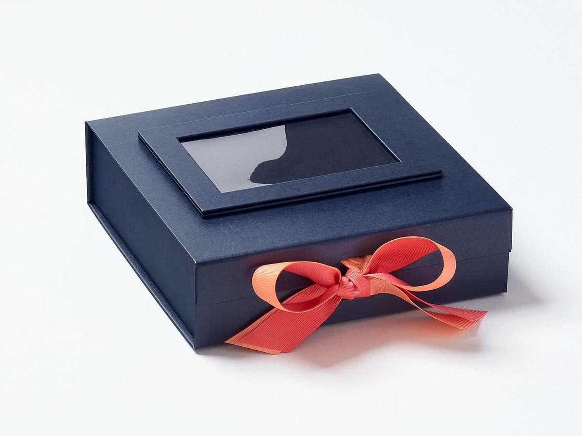 Navy Blue and Green Tie Gift Box Set - Grateful Gadgets