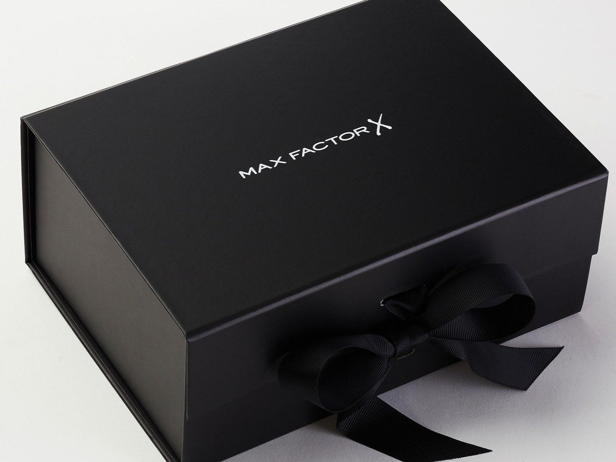 custom white logo black wrapping gift