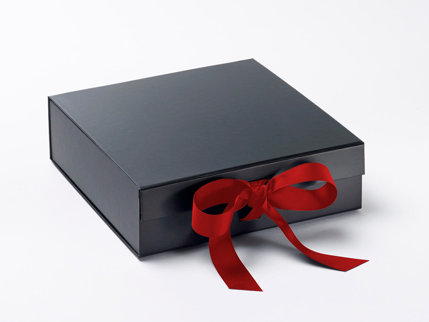 Red Small Gift Boxes with fixed grosgrain ribbon