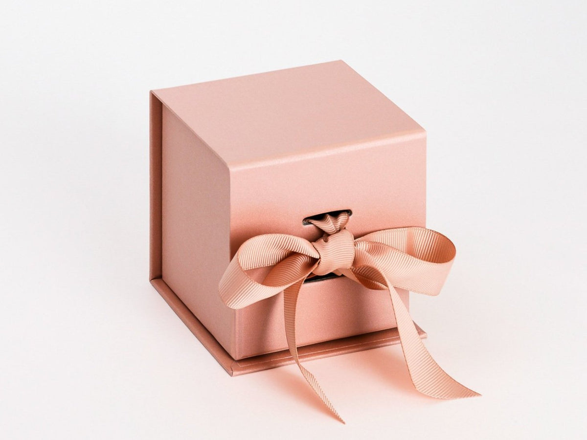 Rose Gold A6 Gift Boxes for Gifts and Photography Packaging | Foldabox UK  and Europe