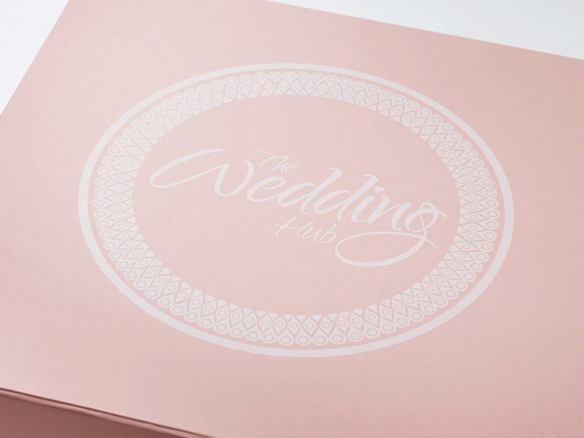 Wedding Card Box Pink Blush and Gold Wedding Personalized 